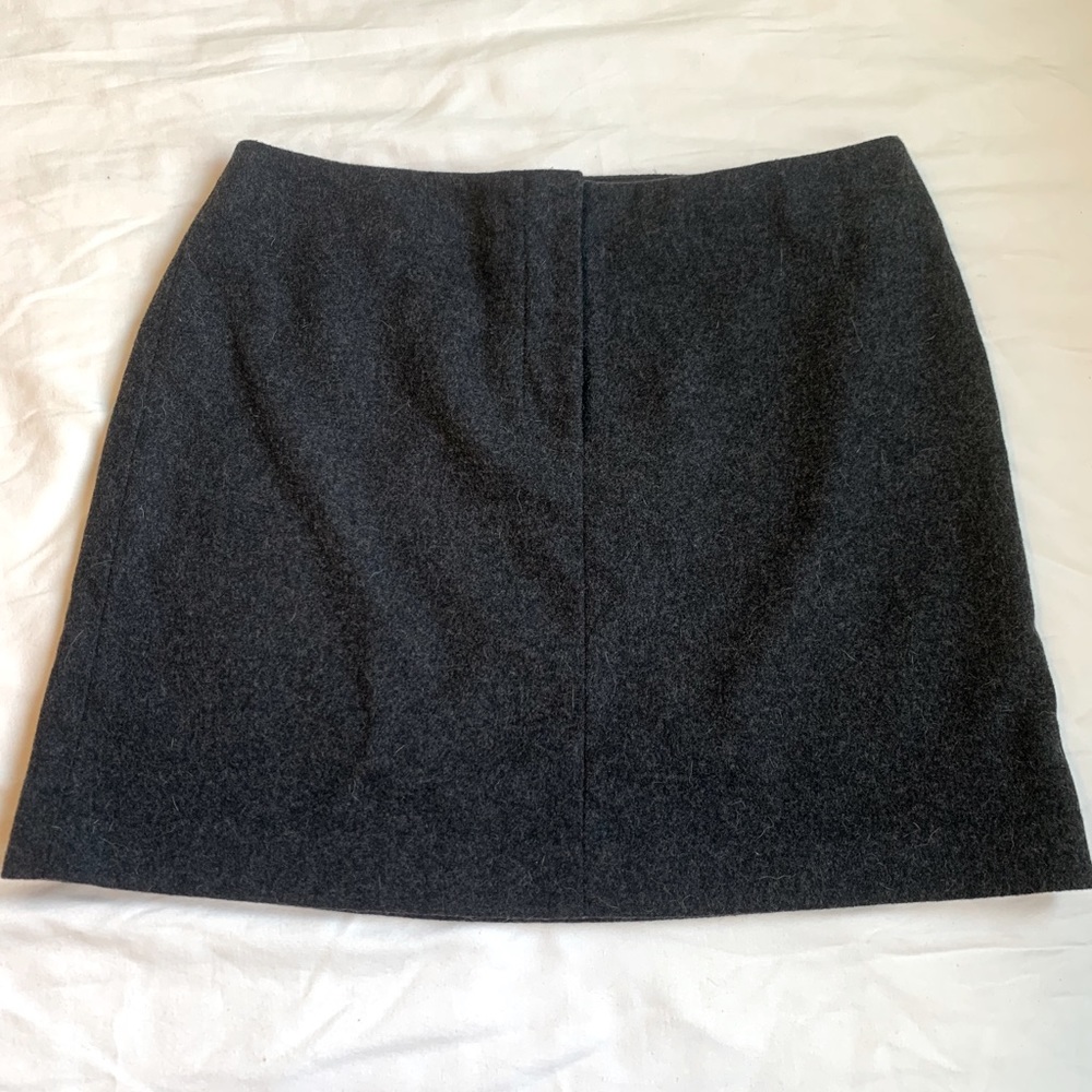 J Crew Wool Mini Skirt